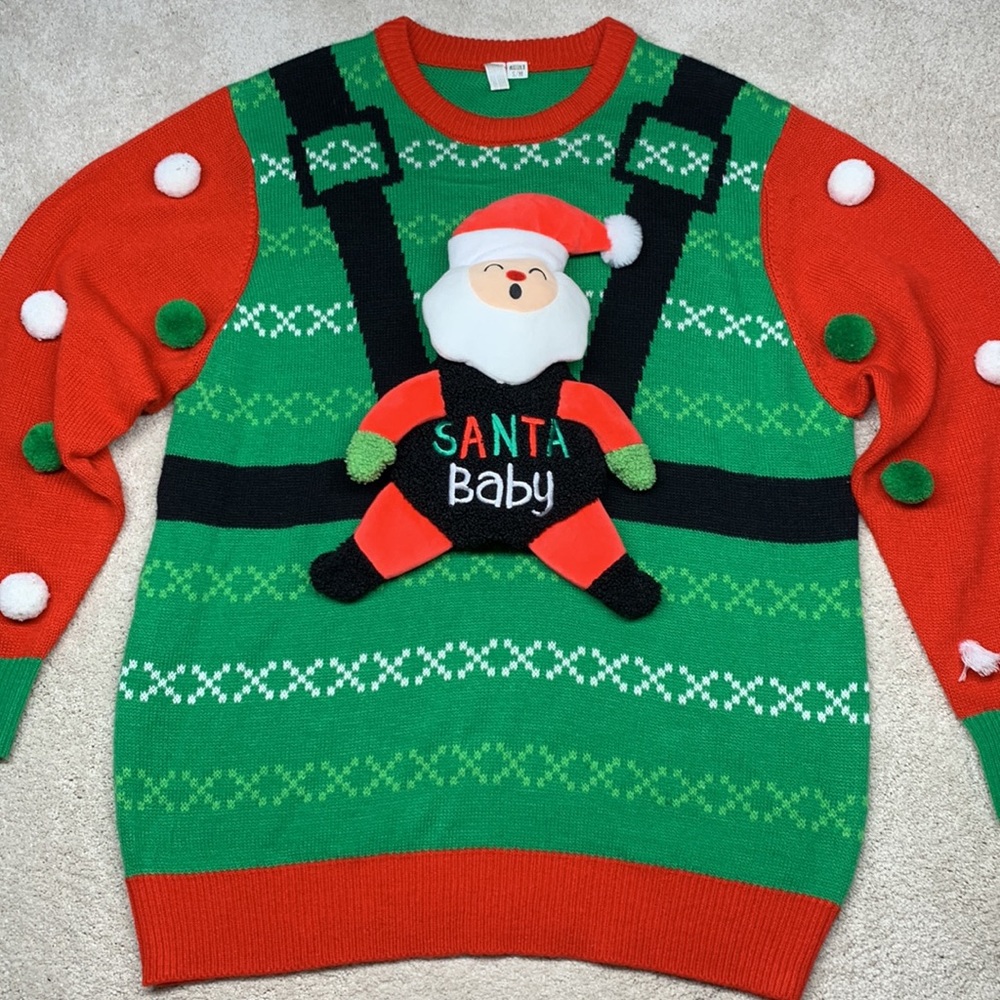 SANTA Baby - Ugly Christmas Sweater